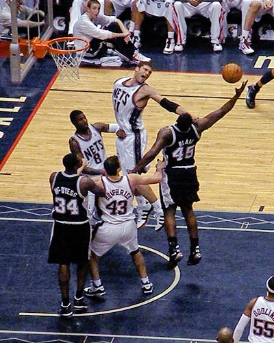 New Jersey Nets vs. San Antonio Spurs